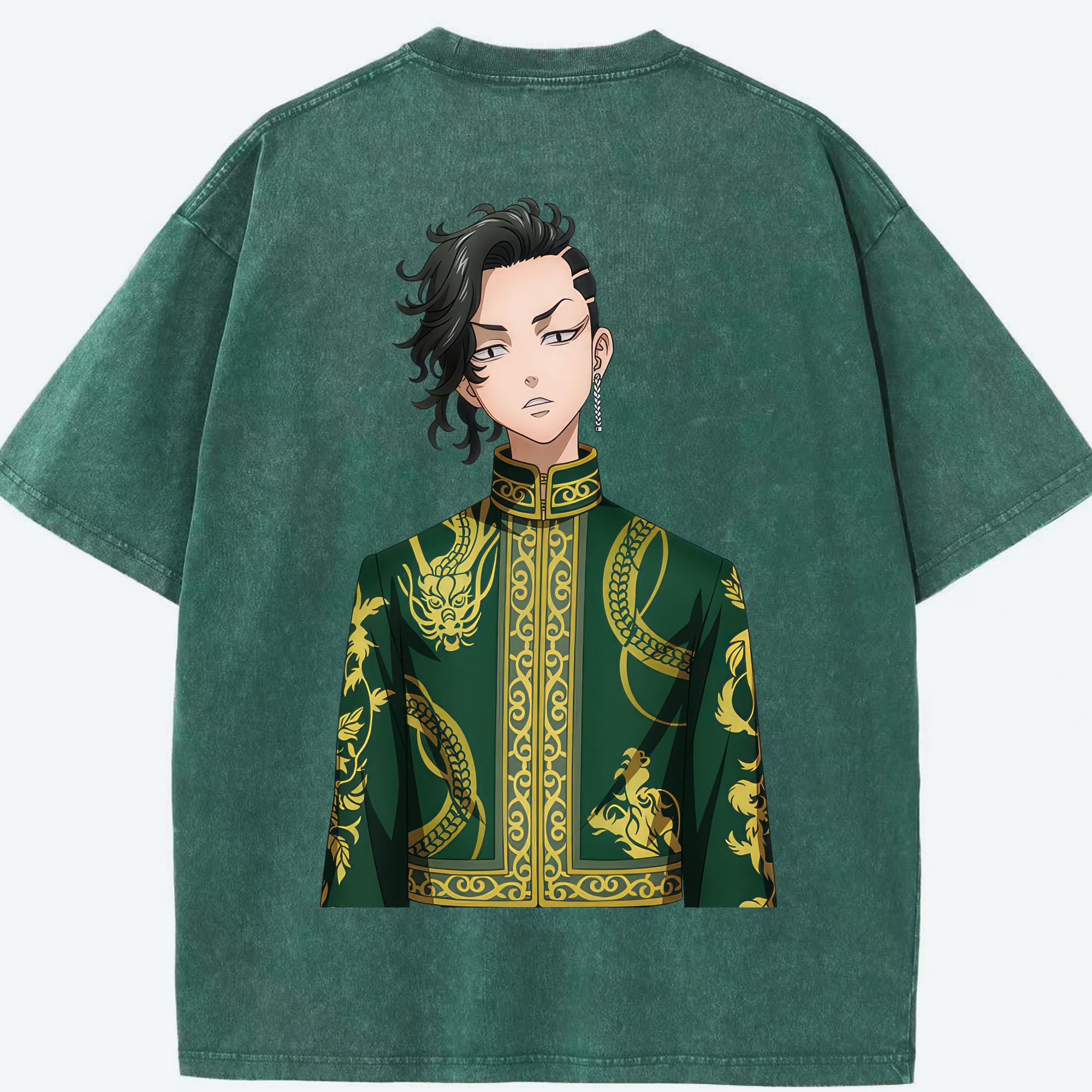 （画像用） 東京リベンジャーズ Tokyo Revengers 綿100% ヴィンテージ風 半袖Tシャツ（背面プリント）